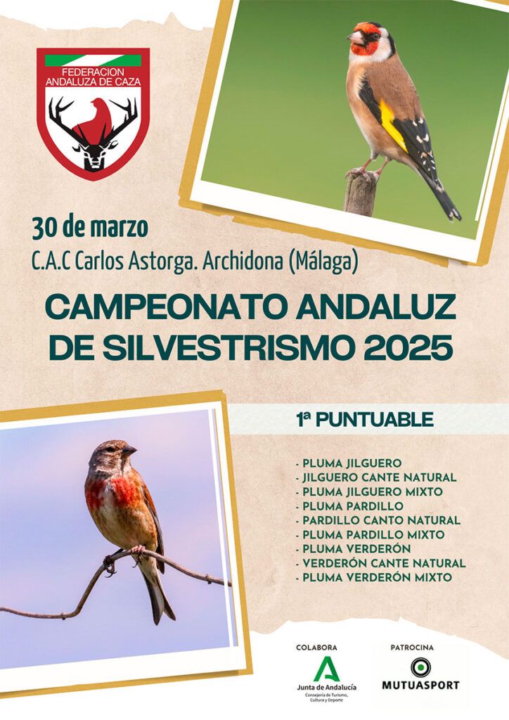 Todo listo para la primera puntuable del Campeonato Andaluz de Silvestrismo