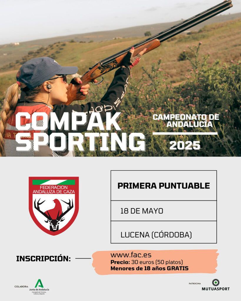 Abierta la inscripción en la primera puntuable del Campeonato de Andalucía de Compak Sporting 2025