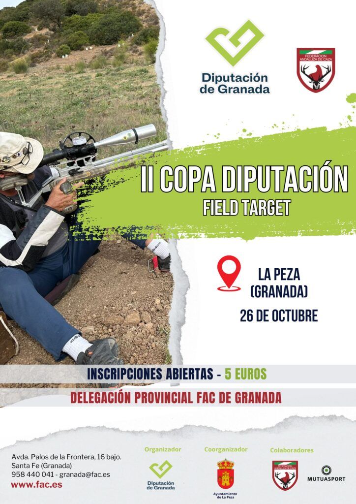 La prueba de Field Target de la II Copa Diputación de Granada ya tiene inscripciones abiertas