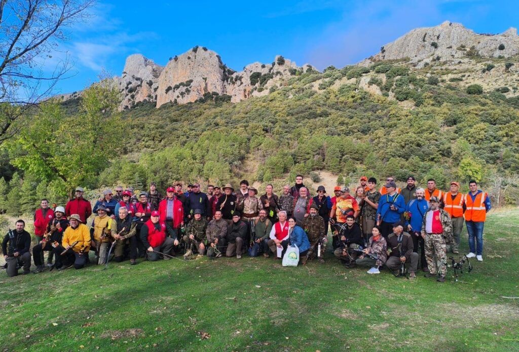 La II Copa de Diputación reúne a numerosos participantes en la prueba de Recorridos de Caza con Arco