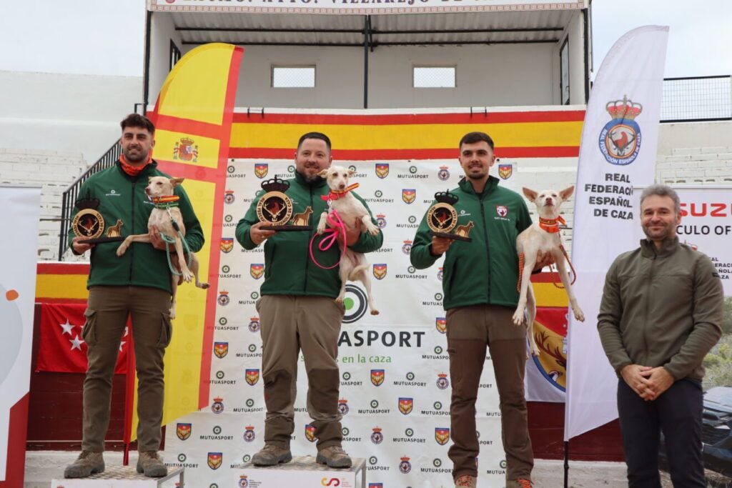 Andalucía arrasa en el Campeonato de España de de Trabajo para Podenco Andaluz, Maneto y Orito Español y se queda a un paso del pleno