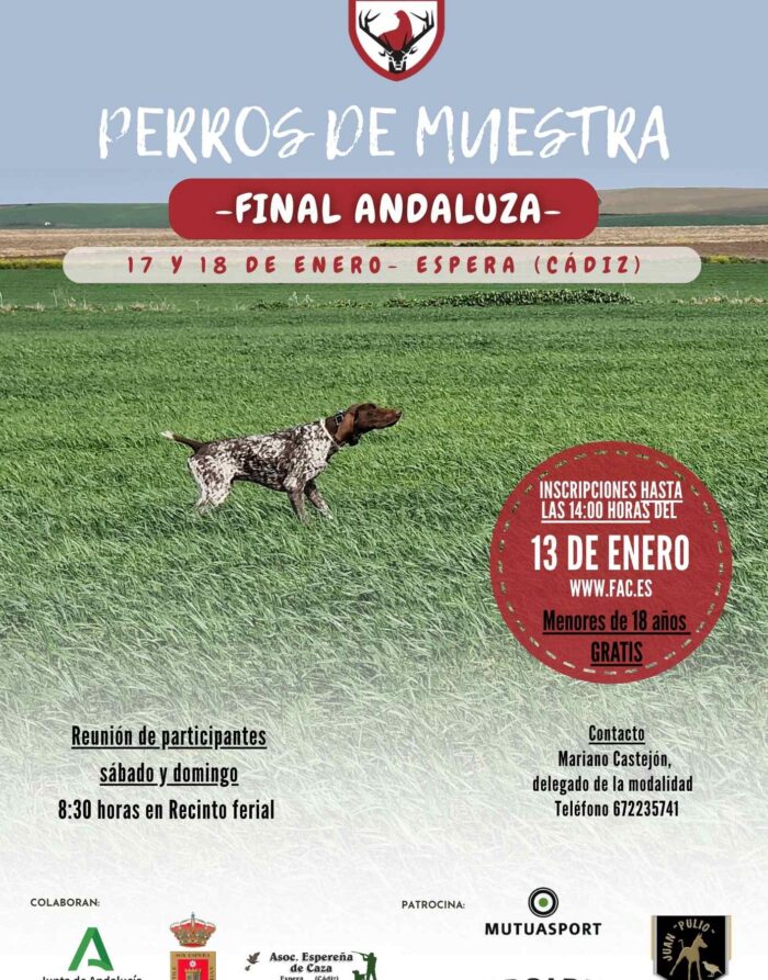 cartel Final Perros de Muestra