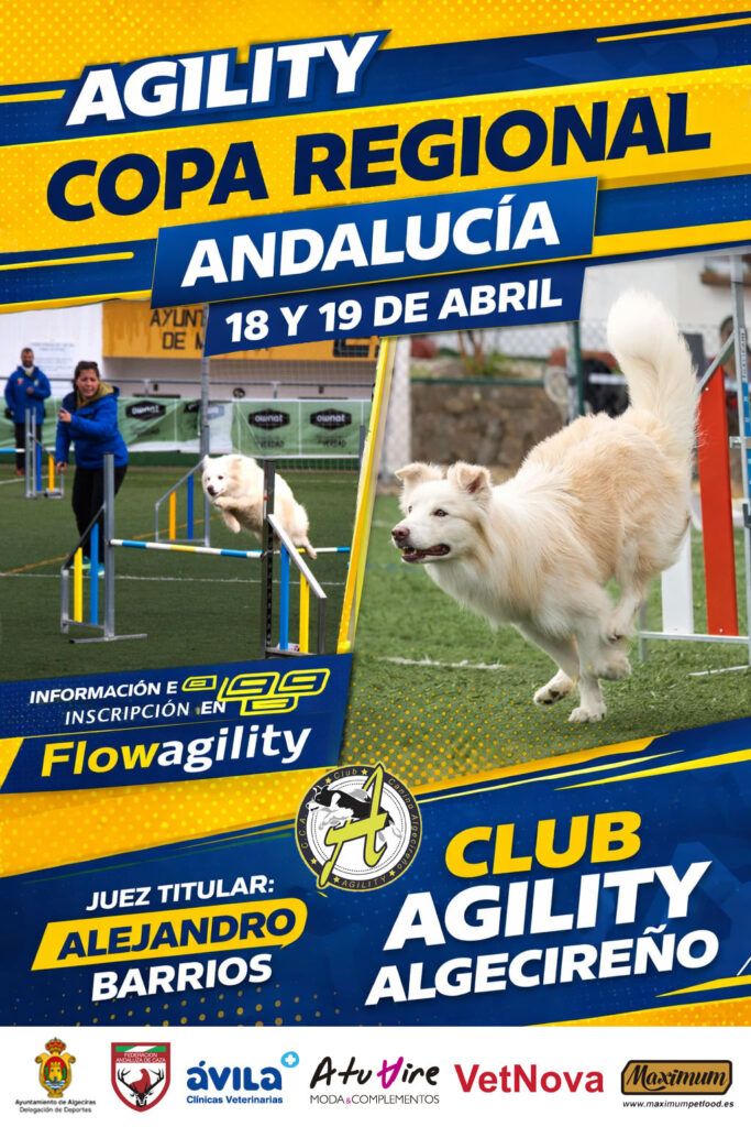 Algeciras será el escenario de la Copa Andalucía de Agility los próximos 18 y 19 de abril