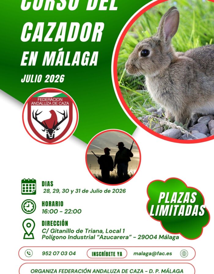 Curso del cazador MÁLAGA Julio