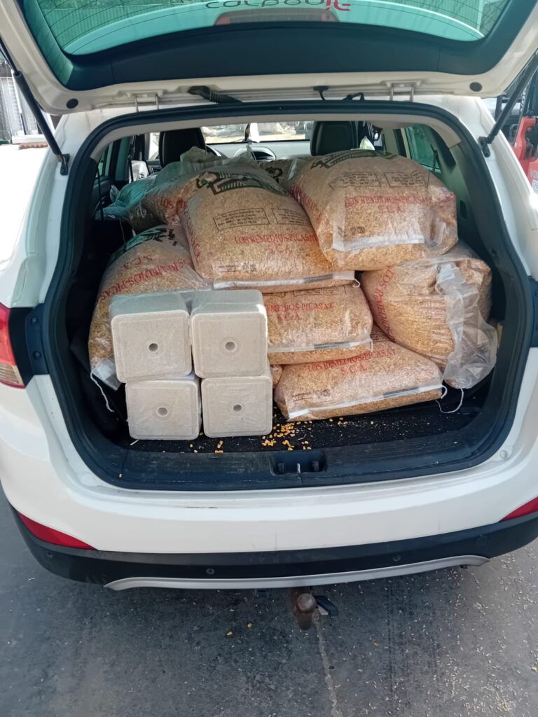 La solidaridad de los cazadores vuelve a dar un paso al frente tras el incendio de Grazalema