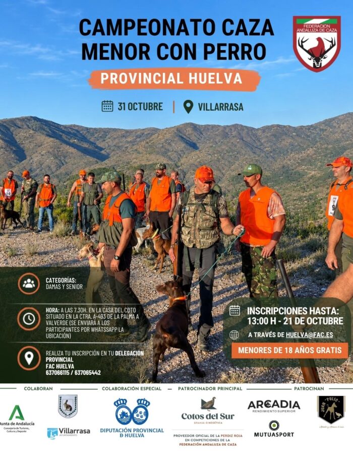 Campeonato provincial de caza menor con perro HUELVA