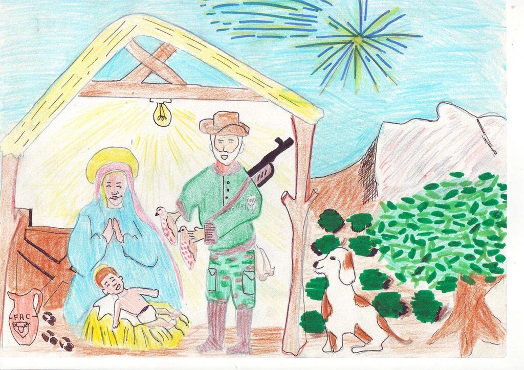 La FAC convoca el X Concurso de Dibujo Infantil “Tiempo de Navidad en el Mundo Cinegético”