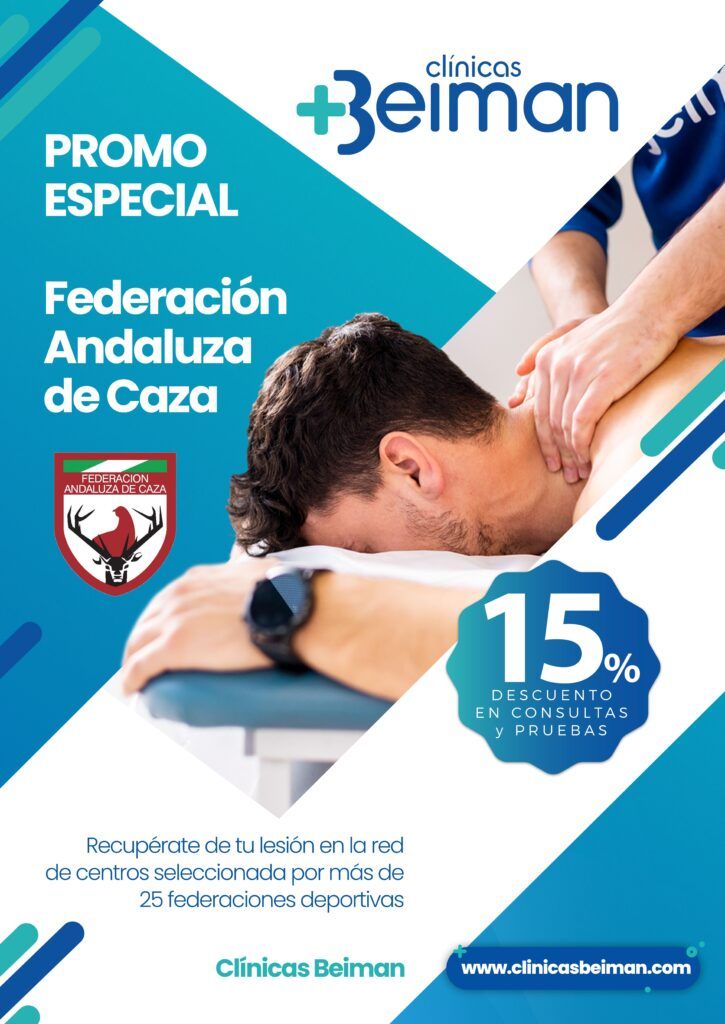 La Federación Andaluza de Caza y Clínicas Beiman acuerdan descuentos exclusivos para más de 90.000 federados andaluces